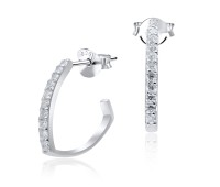 Fashion Ear Stud With CZ Crystal STS-3223